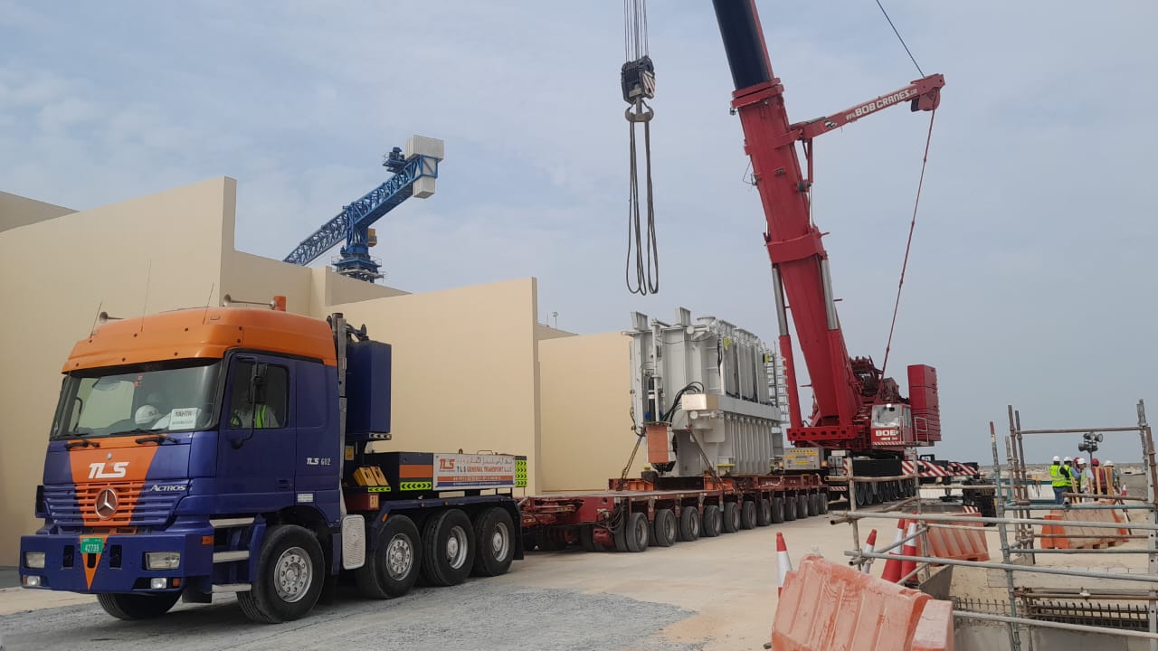 Read more about the article Delivering Four 85-Ton Transformers from Jebel Ali Port to Hassyan Power Plant