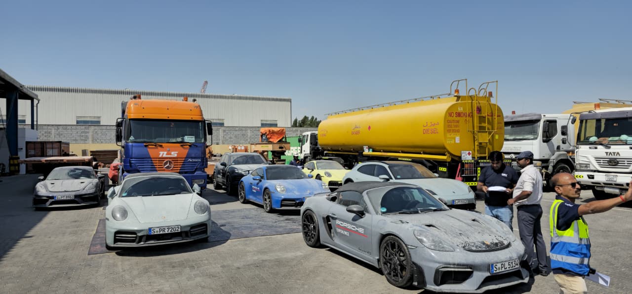 Read more about the article Sea Freight Logistics from the UAE to Germany and India | Exporting Luxury Porsche Vehicles